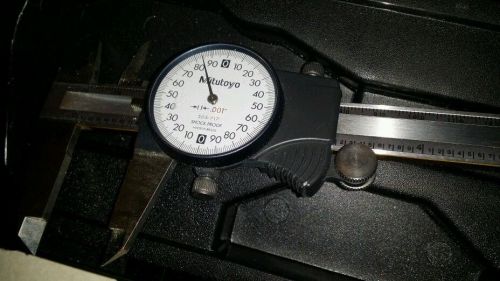 New !!  mitutoyo 505-675 dial caliper with case for sale