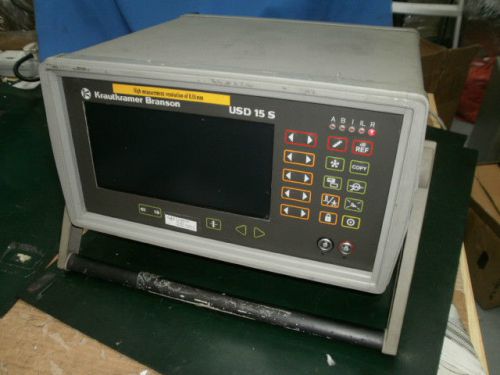 Krautkramer branson usd 15sx ultrasonic flaw detector,34794-3742,for part.(92692 for sale