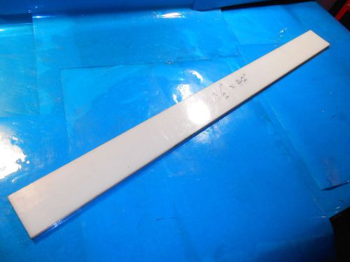 HDPE White Plastic solid bar stock 1/2&#034; X 3-1/2&#034; X 42&#034; plexiglass