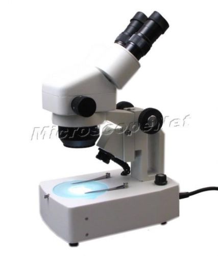 10x-80x zoom stereo binocular stamps microscope with dual halogen lights for sale