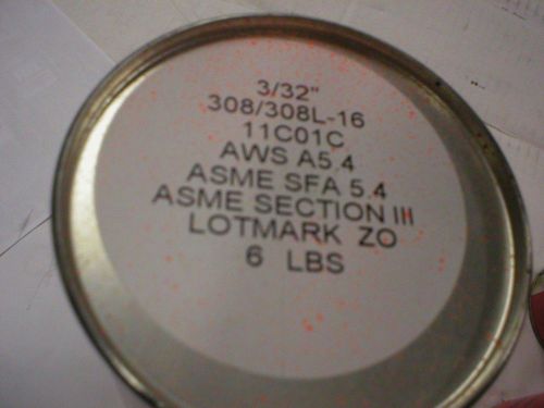 ARCOS WELDING ELECTRODES 3/32 308/308L-16 6 LBS