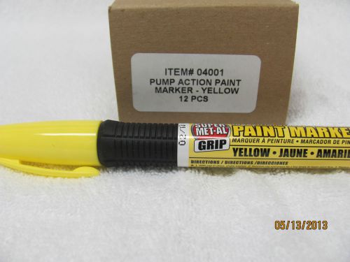 &#034;SKM&#034; 04001 PUMP ACTION PAINT MARKER IN YELLOW
