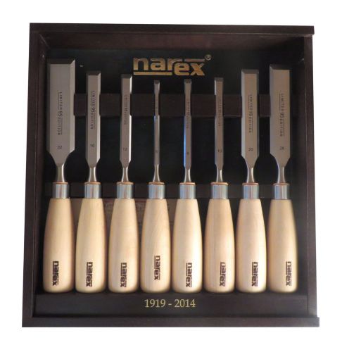 Narex 95th limited edition premium 8 pc 6, 8, 10, 12, 16, 20, 26, 32 mm chisels for sale