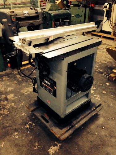 Delta Uni-Saw 10&#034; Tablesaw New bearing &amp; belts in arbor
