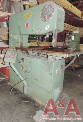 Doall 36&#034; vertical bandsaw 3612-3 22848 for sale