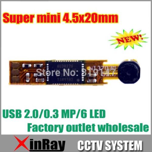 Super mini 4.5mm usb endoscope module with 6 led for tube snake endoscope camera for sale