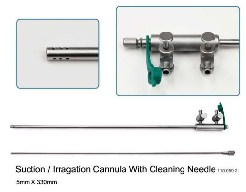 New Suction Irragation Cannula Push Type 5mmX330mm