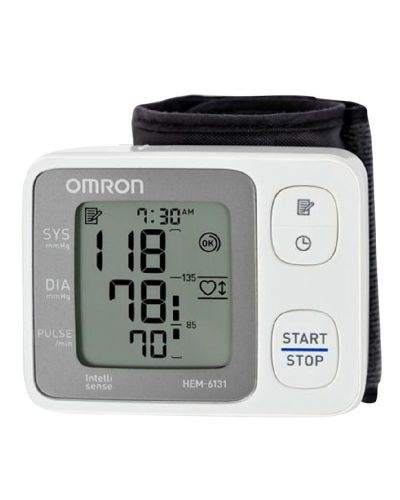 Omron wrist blood pressure monitor hem-6131 @ martwaves for sale