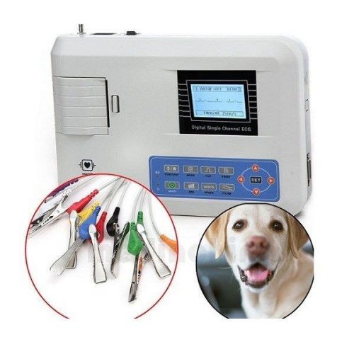 Contec ecg-100g vet single channel ecg machine, veterinary electrocardiograph for sale