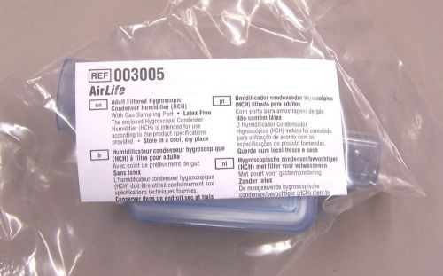 Airlife 003005 Adult Filtered Hygroscopic Condenser Humidifier Case/25 LC*