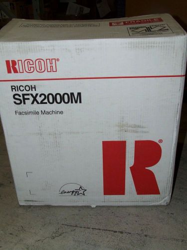 NEW OPEN BOX GENUINE Ricoh Secure Fax Facsimile Machine SFX2000M PRINTER