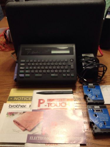 Brother p-touch pt-20 electronic labeling system for sale