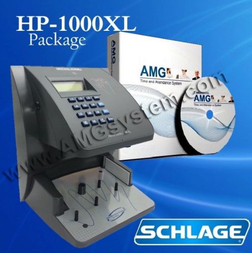 Schlage handpunch hp-1000-xl | break compliant | amg software package for sale