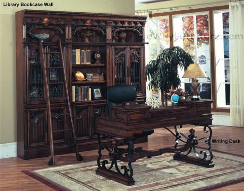 Parker house wood &amp; metal home office writing laptop desk online furniture for sale