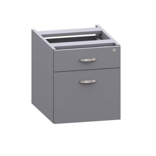 Stationery Wholesalers Ajax Fixed 1 Drawer File Pedestal All Grey, at Wayfair