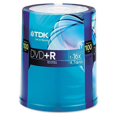 NEW TDK 4.7GB 16x DVD+R (100 Pack)