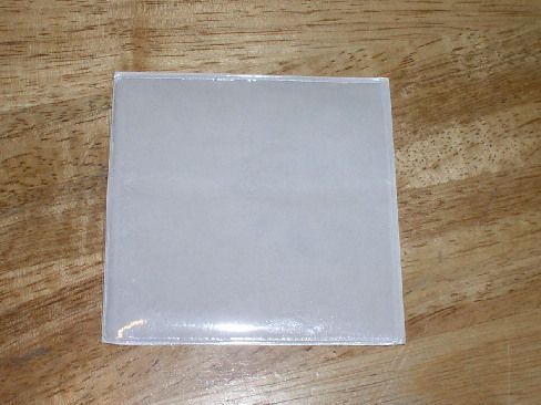 500  3&#034; Mini CD Vinyl Sleeve w/Adhesive Backing JS37