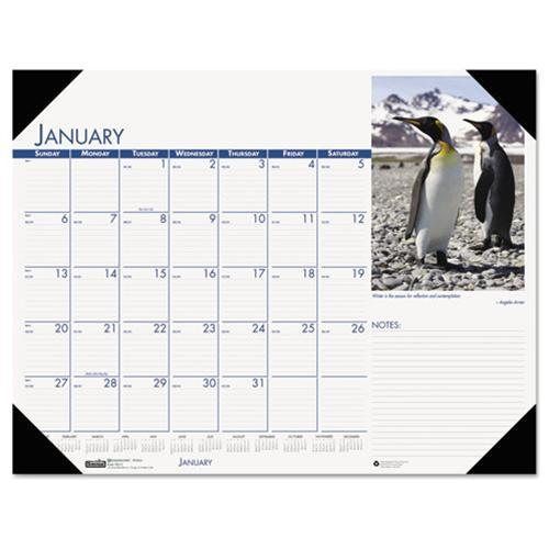House of Doolittle™ Beautiful Wildlife Photographic Monthly Desk Pad Calendar, 1