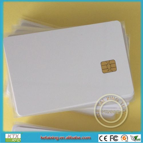 Fm4442 chip blank card contact chip card with 1k memory printable 200pcs/box for sale