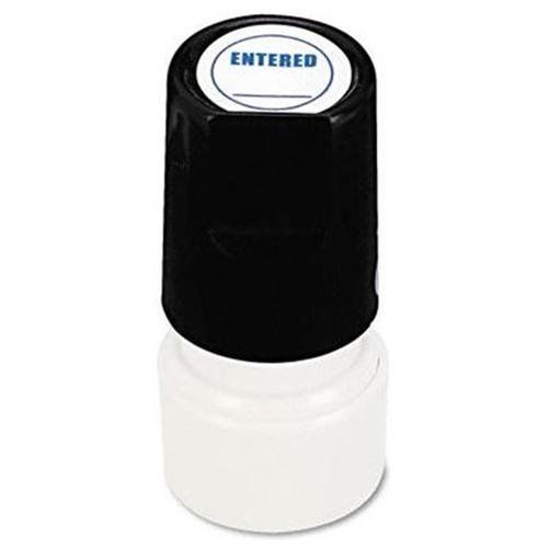 Universal Office Products 10076 Round Message Stamp, Entered,