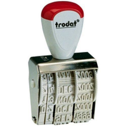 Trodat 1000 Date Stamp, Manual Rubber Stamp Dater, 3mm Type,