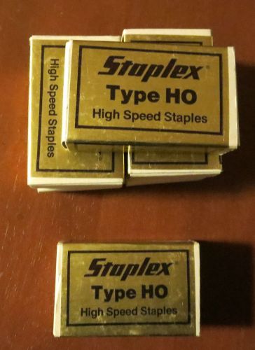 7 BOXES OF STAPLEX TYPE HO STAPLES FOR USE W/ STAPLEX HD STAPLING MACHINE
