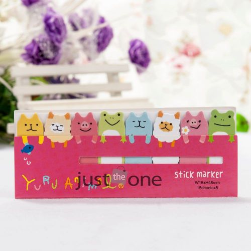 Cute Cat Pattern Todo Stick Marker Tips Post-it Notes Memo 365 Series #5