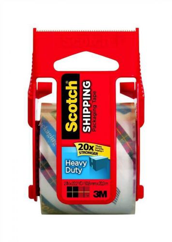3m scotch heavy duty shipping packaging tape clear 2&#034;x800&#034; 142 for sale