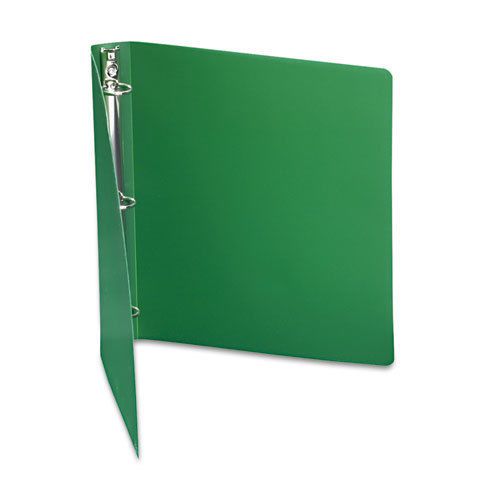 ACCOHIDE Poly Ring Binder With 35-Pt. Cover, 1&#034; Capacity, Forest Green