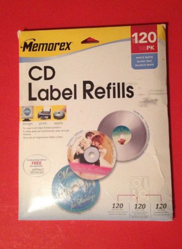 Memorex 3202-0424 Cd Label Refills (32020424) 114 CD Labels
