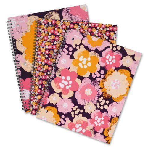 Mead pretty please notebook 80 ct college ruled - 80 sheet - college (mea07046) for sale