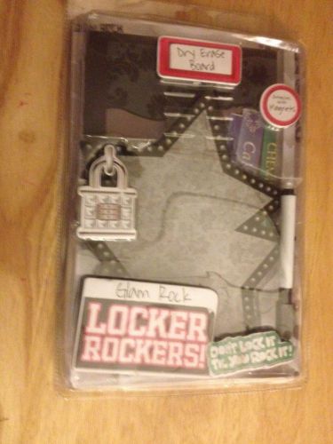 Glam Rock Locker Rockers Dry Erase Board Model 5122 Wish Factory NIP free ship!