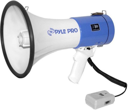 Megaphone Bullhorn Loud Speaker Profession W Siren &amp; Microphone Pmp50