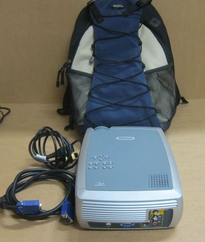 InFocus X1A DLP Display Technology Projector / Carry Bag - Case W/ AC/Adapter
