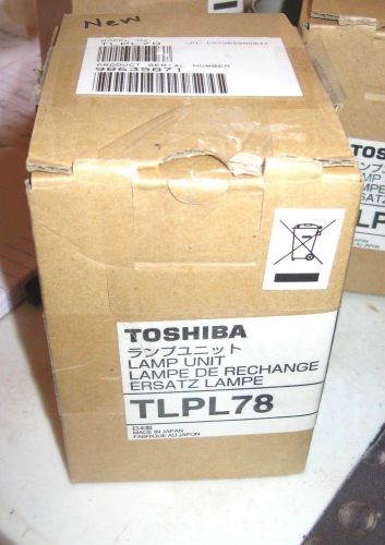 Toshiba OEM Genuine TLPL78 Projector Replacement Lamp with Housing NEW