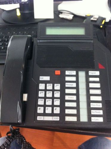 Nortel Meridian M2616 Telephone with Display Black, Used