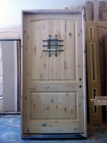 Krosswood 2 panel front entry door 48&#034; x 96&#034; pre hung exterior massive doors for sale
