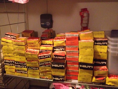 300-400 Boxes Of Nos Hilti Nails Anchors Screws Nut Shots