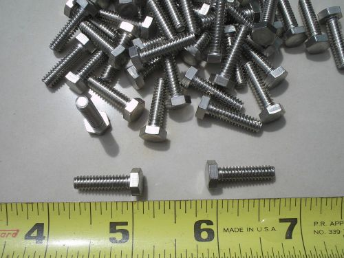 Stainless steel hex head machine screws 10/24 x 3/4&#034; free shipping 50 pcs. htf for sale