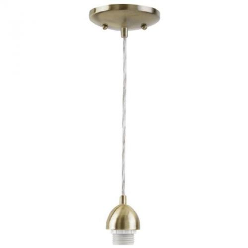 Single-Light Mini-Pendant Kit With Antique Brass Finish Westinghouse Pendant