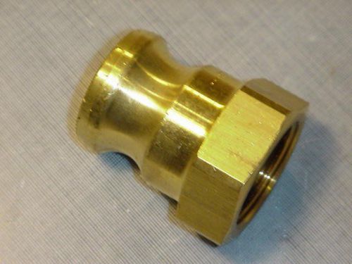 McMaster - Carr Brass Camlock Coupling Male PT-10A 1 Inch to 1 Inch Female Pipe