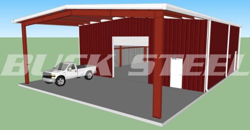 Buck steel 40x60x16 steel building workshop fully erected knoxville tennessee for sale