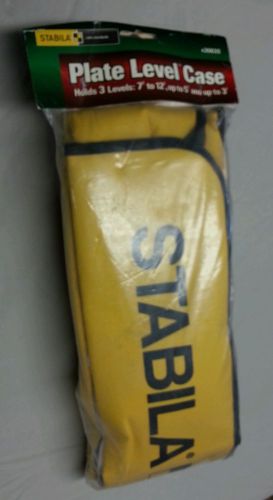 New STABILA Plate Level Case #30035 for (3) levels