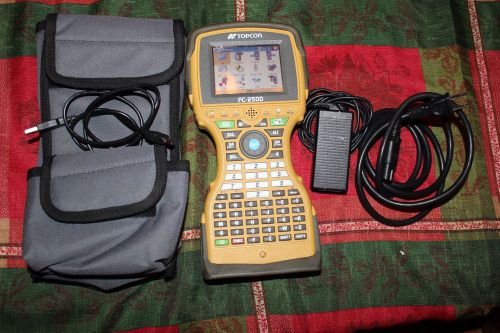 Topcon FC-2500 With TopSurv W/Case, Charger, Download Cable