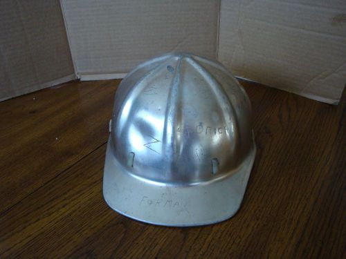 Vintage aluminum hard hat for sale