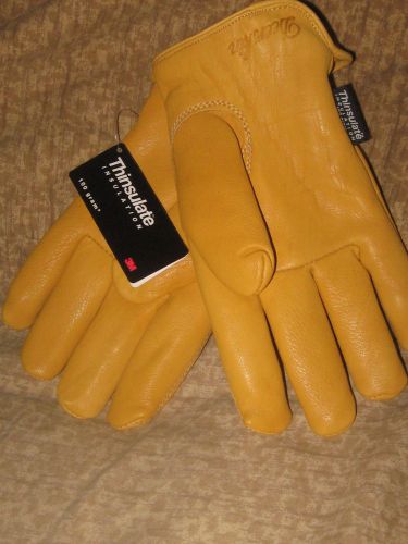 Mens wells Lamont Grips genuine leather gloves 100% Deerskin
