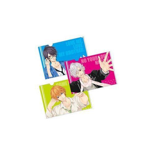 Clear File Brothers Conflict Triplet Clearfile Set Dengeki Japan
