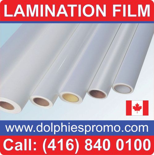 2 ROLLS - LAMINATING Matte Laminate Banner Sign Making Laminate Film 36&#034;x150&#039;