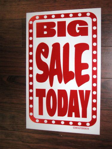 General Business Sign: BIG SALE TODAY
