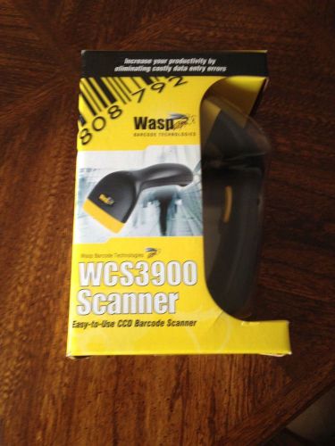 WASP Barcode Technologies WCS3900 Scanner w/USB Cable